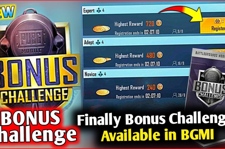 BGMI: UC Bonus Challenge Returns to BGMI After a Long Wait