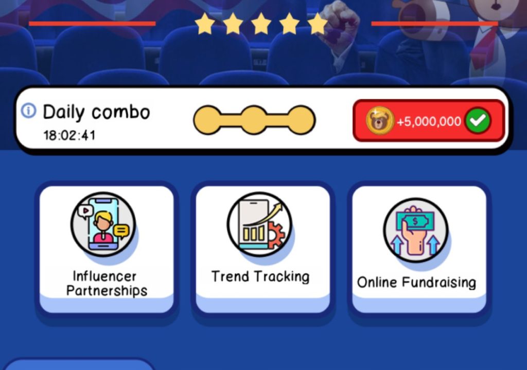 Trumpy Coin Daily Combo Card August 6