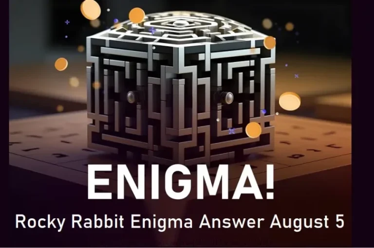 Rocky Rabbit Enigma August 5